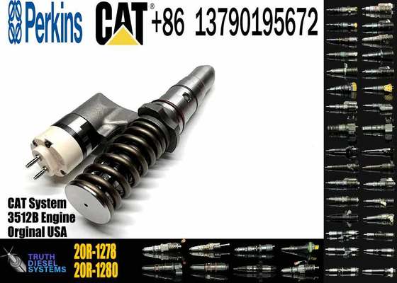 Quality Diesel Fuel Injector 386-1769 3861769 20R-1278 20R1278 for CAT 3508B 3512B 3516B Engine