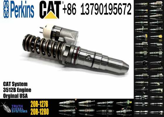 Quality Diesel Fuel Injector 386-1769 3861769 20R-1278 20R1278 for CAT 3508B 3512B 3516B Engine