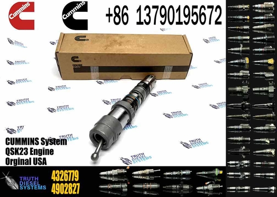 4928260 for Cummins Truck Diesel Common Rail Fuel Injector Auto Engine Parts 4317224 4326779 4902827 QSX15 ISX15