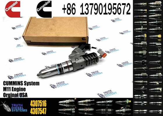 New Condition Common Rail Diesel Fuel Injector 4307516 3411761 3411845 4307547 for M11 Excavator QSM11 ISM11 M11