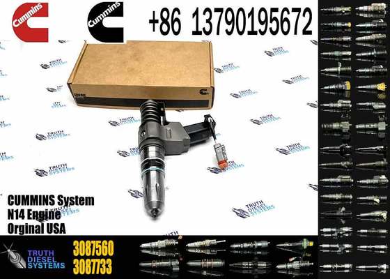 New Fuel Injector 3076050 4307516 3087560 4384360 3411760 3411765 for Cummins N14 Injector Nozzle Diesel Engine Spare Parts