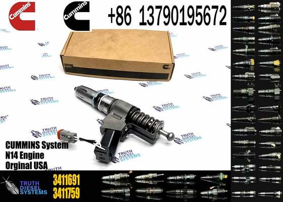 OEM N14 Engine Parts Common Rail Diesel Fuel Injector 3411760 3411691 3411765 3411766 For Cummins Engine Bulk Sale of Injectors