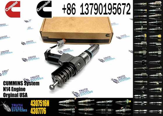 New Construction Machinery Fuel Injector Parts for CUMMINS Diesel Engine Compatible Models N14 4307516N 3411767T 3407776 3087807