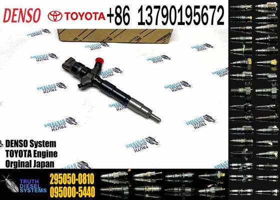 295050-0810 23670-09380 Common Rail Diesel Injector for Toyota Dyna Hiace Hilux 2KD-FTV 2.5L D-4D 200 Engine