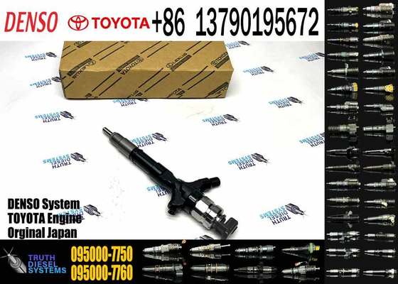 Common Rail Injector 095000-7750 23670-39276 Diesel Fuel Injector for Denso Toyota Hilux Hiace