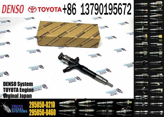Diesel Engine Spare Parts 295050-0470 295050-0210 Common Rail Fuel Injector 23670-30410 for Toyota Hiace Hilux 1KD-FTV 2KD-FTV