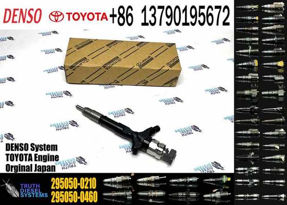 Diesel Engine Spare Parts 295050-0470 295050-0210 Common Rail Fuel Injector 23670-30410 for Toyota Hiace Hilux 1KD-FTV 2KD-FTV
