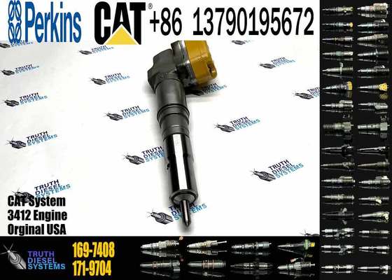 Excavator Parts Engine 3408 3412 Fuel Injector 4CR01974 169-7408 174-7527 222-5967 20R-0760 for Construction Machinery
