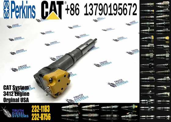 Fuel Injector 10R1266 232-1183 232-1173 232-1168 174-7528 174-7526 for Cat Engine 3412 3412E Excavator Spare Parts