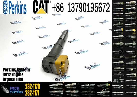 Fuel Injector 232-1171 Diesel Engine Fuel Injector 2321171 10R-1267 10R1267 for CAT 3412E 3512B 3516B 3512B