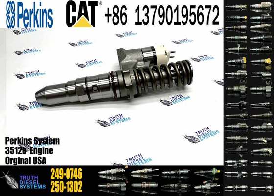 Diesel Fuel Injector 249-0746 20R-0850 for Cat 3524B Engine Construction Machinery Parts 162-8813 386-1767 for Excavator