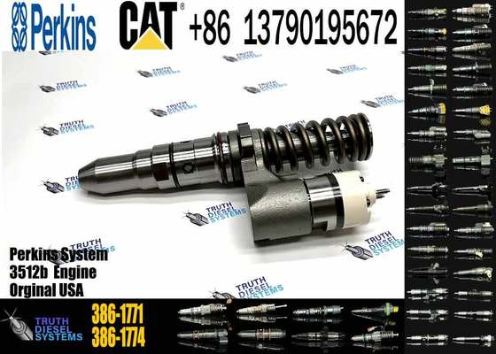 Diesel Common Rail Diesel Fuel Injector 386-1771 3861771 20R-1280 for Caterpillar CAT 3508C 3512C 3516C Diesel Engine