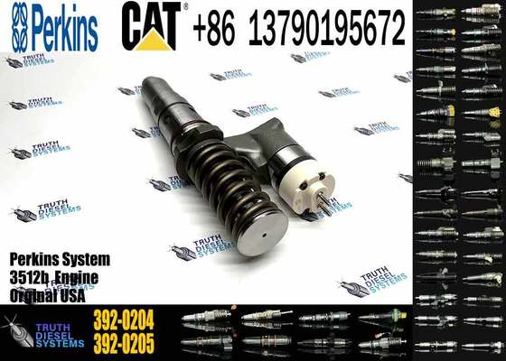 Diesel Common Rail Diesel Fuel Injector 392-0204 3920204 for Caterpillar CAT 3508 3512 3516 3508B 3516B Diesel Engine