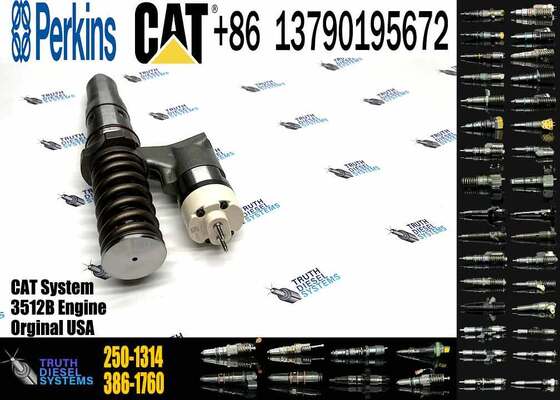 Diesel Fuel Injector 250-1314 2501314 10R-1290 10R1290 Injection Valves for Caterpillar 3508B 3512B 3516B