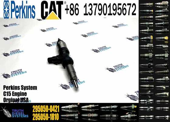 Excavator Parts Diesel Common Rail Injector 295050-0421 370-7287 3707287 295050-1810 418-3229 4183229