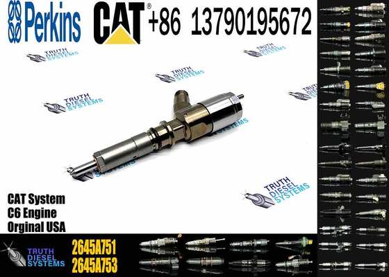 Common Rail Diesel Fuel Injector 2645A751 3200655 320-0655 for Excavator C6.6 C6.4 C4.4 Engine 320D