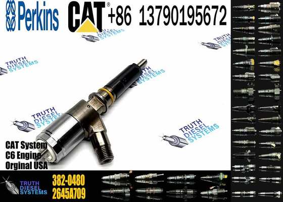 New Diesel Fuel Injectors 282-0490 2645A709 382-0480 306-9380 2645A734 320-0680 for Caterpillar C6.6 Excavator Truck Engine