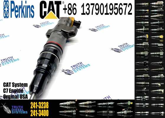 Brand New Unused Caterpillar C7 Fuel Injector 241-3238 241-3239 241-3400 10R-4763 for Construction Machinery Parts Made in China