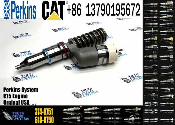 Excavator Part Fuel Injector Assembly 618-0751 253-0617 374-0751 6180751 2530617 3740751 for Engine C15 C18 C27 C32 CAT