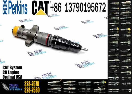 Injector 328-2578 Diesel Fuel Injector 328-2577 328-2576 for Caterpillar Excavator C9 Engine Parts
