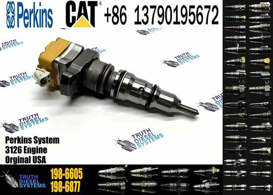 YS 3126B 3126E C7 Diesel Engine 322C Excavator Fuel Injector Nozzle 10R-0782 128-6601 198-6605 178-0199 6 Month Warranty