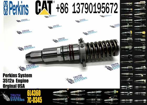 3512 E3512 Fuel Injector Assembly 4P9075 4P9076 7E6408 4P9077 9Y3773 7C4148 6L4357 6L4355 6L4360