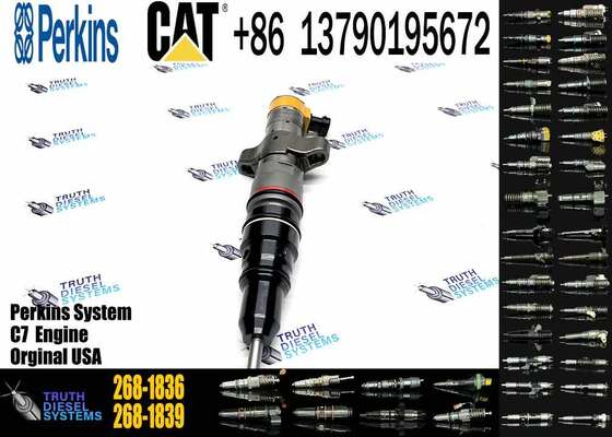 Excavator Injector Diesel Fuel Injector Assembly 268-1836 2681836 for CAT C7 Engine