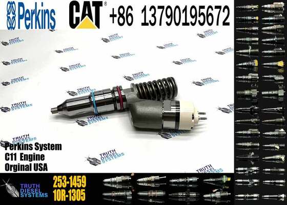 C11 C-aterpillar Excavator Diesel Engine Parts New Fuel Injector 10R-1305 249-0708 10R-3147 253-1459