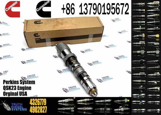 Common Rail Injector Fuel Injecto 4326779 4928346 4928349 for QSK23 Excavator QSK23 QSK45 QSK60