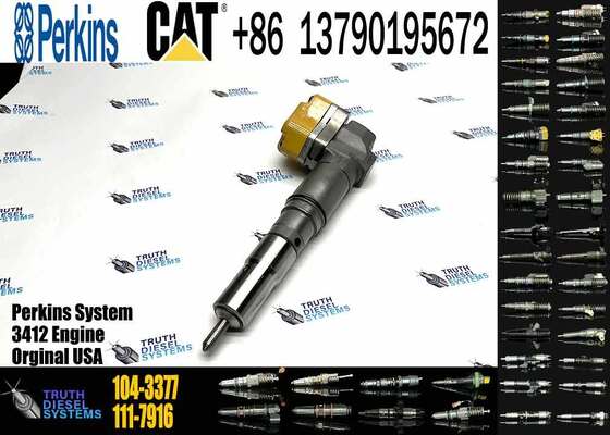 Fuel Injector 104-3377 174-7526 111-7916 138-8754 0R-8624 for CAT 3408E 3412E Engine 769D 773D 775D 631E 633E II 637E 651E 657E