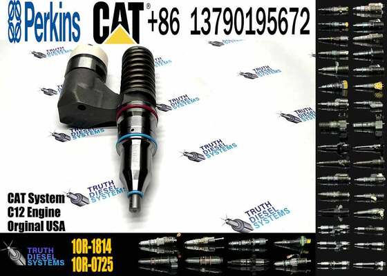 Excavator Parts Diesel C12 Engine Injector 208-9160 0R-9595 1OR-1814 OR-4987 161-1785 New Stainless Steel Injector for Excavator