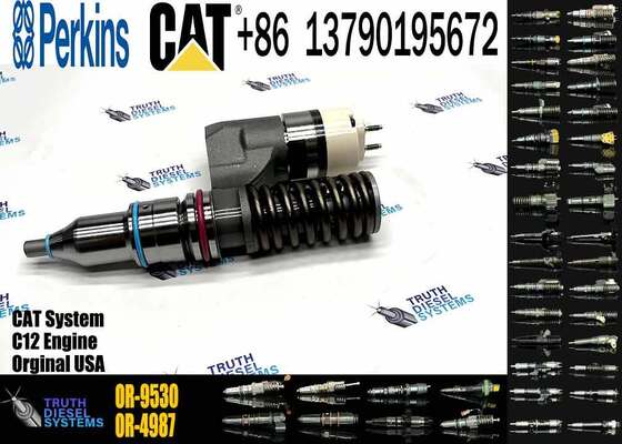 Excavator Parts Diesel C12 Engine Injector 208-9160 0R-9595 1OR-1814 OR-4987 161-1785 OR-9530 New Stainless Steel Injector for Excavator