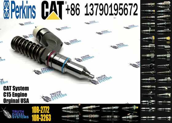 Excavator Injector 2530618 253-0618 10R2772 10R-2772 for C18 Engine Parts Diesel Nozzle Assembly