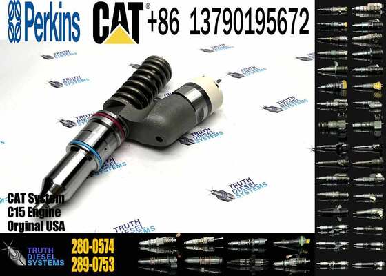 Excavator Injector 2800574 280-0574 10R8989 10R-8989 for C15 Engine Parts Diesel Nozzle Assembly