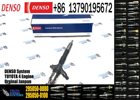 Truck Engine Parts Common Rail Diesel Fuel Injector 295050-0080 23670-30390 2950500080 2367030390