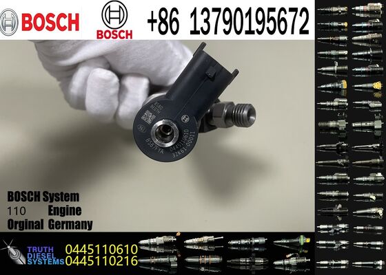 Kualitas Excavator Parts SY245 SY265 Diesel Injector D04FR D06FR Fuel Injector 0445110603 0445110661 0445110536 for Injection Valves pabrik